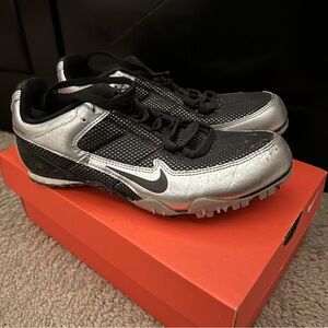 Nike Black and Silver track shoes